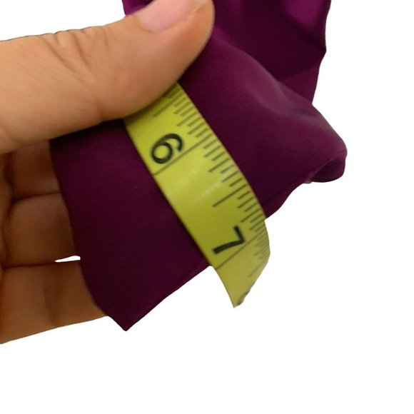 J Crew Deep Purple Sleeveless Silk Jumpsuit Size 0 - Picture 8 of 12